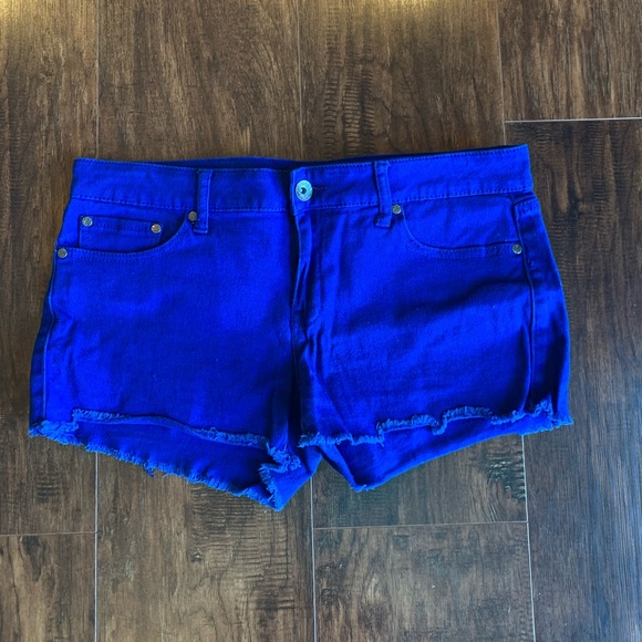 refuge Pants - Refuge blue denim shorts